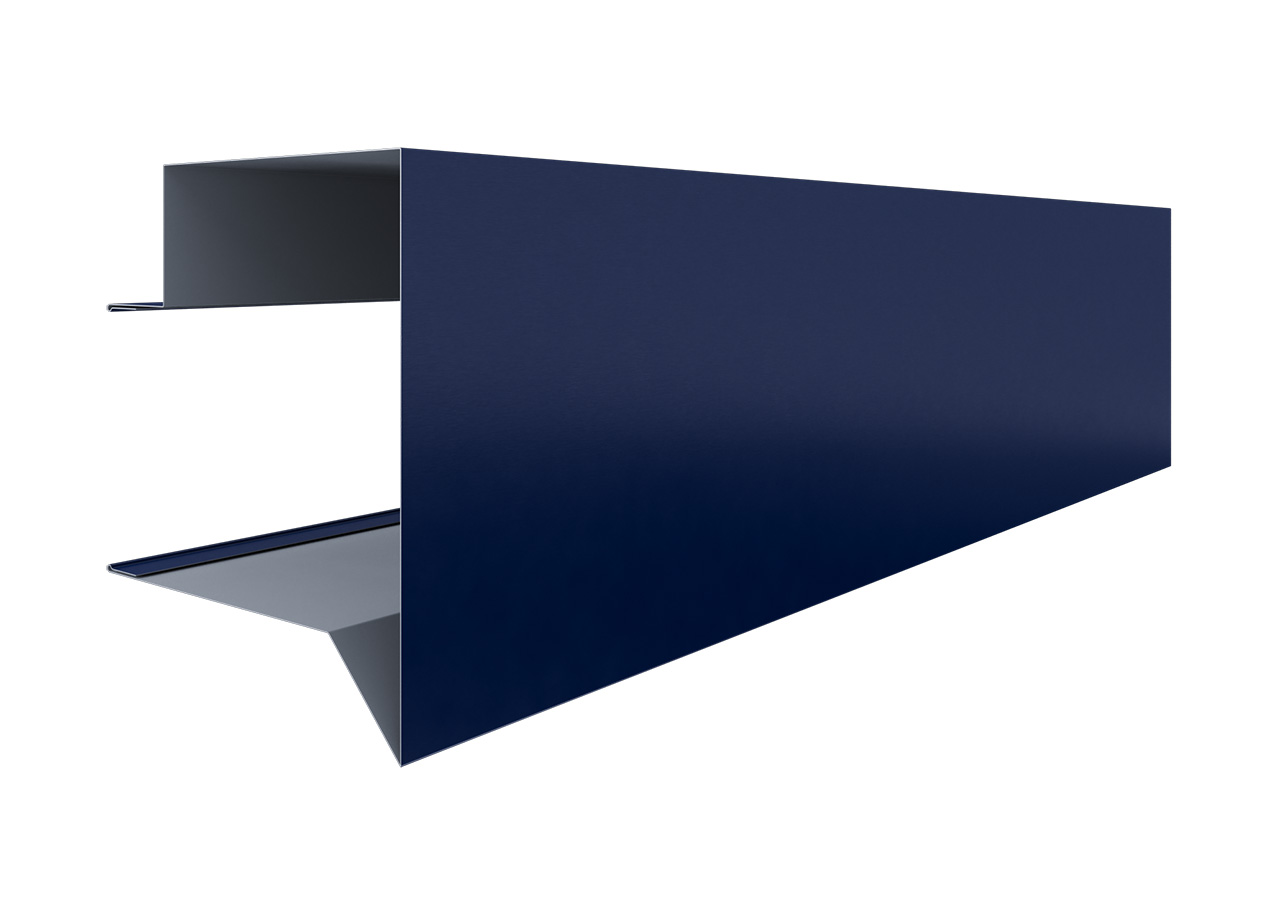 O-107 Wiatrownica szczytowa dachu z płyty warstwowej Paneltech z okapem