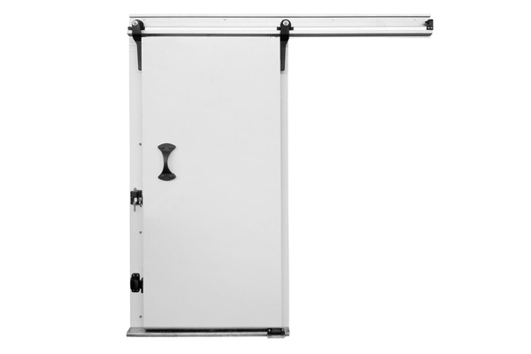 DPK — Przesuwne drzwi chłodnicze i mroźnicze z blachy zaginanej kopertowo